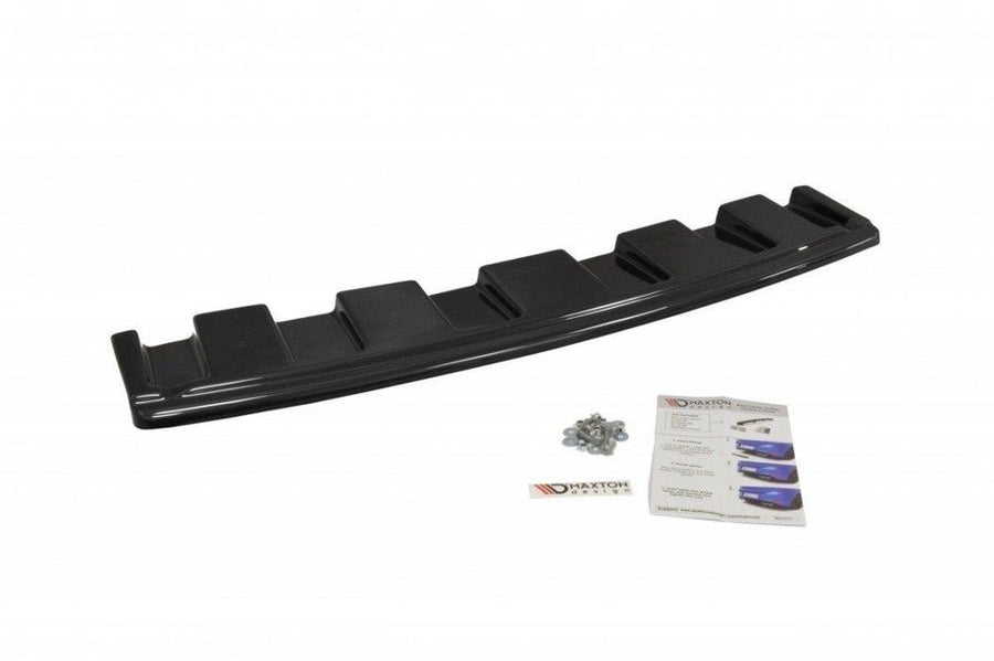 Maxton Design AU-S6-C7-AV-RD1T Central Rear Splitter Audi S6 C7 Avant (Without Vertical Bars) | Duco Car Parts UK Car Parts