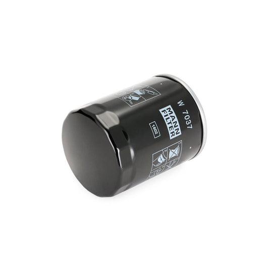 MANN-FILTER W 7037 Oil Filter Spin-on Filter, with one anti-return valve