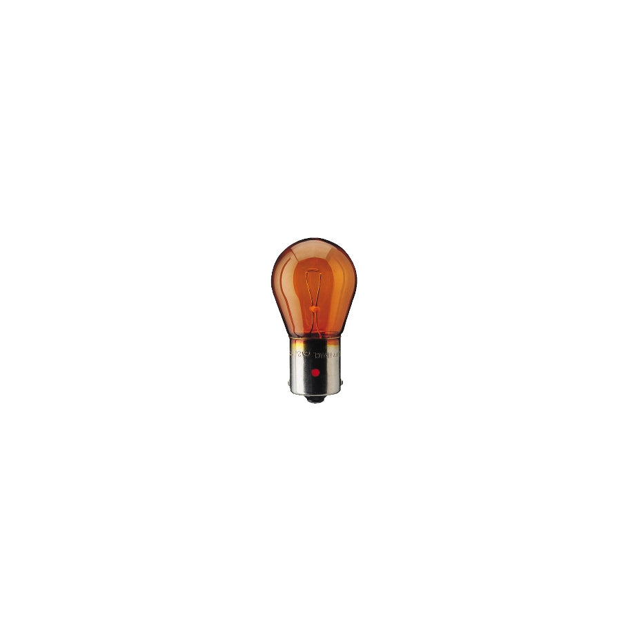PHILIPS LongLife EcoVision 12496LLECOCP Bulb, indicator Yellow 12V 21W, Ball-shaped lamp, PY21W, BAU15s
