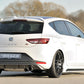 Rieger 00099186 SEAT 5F Leon FR Rear Diffuser for Sport Tailpipe Left & Right - Carbon-Look