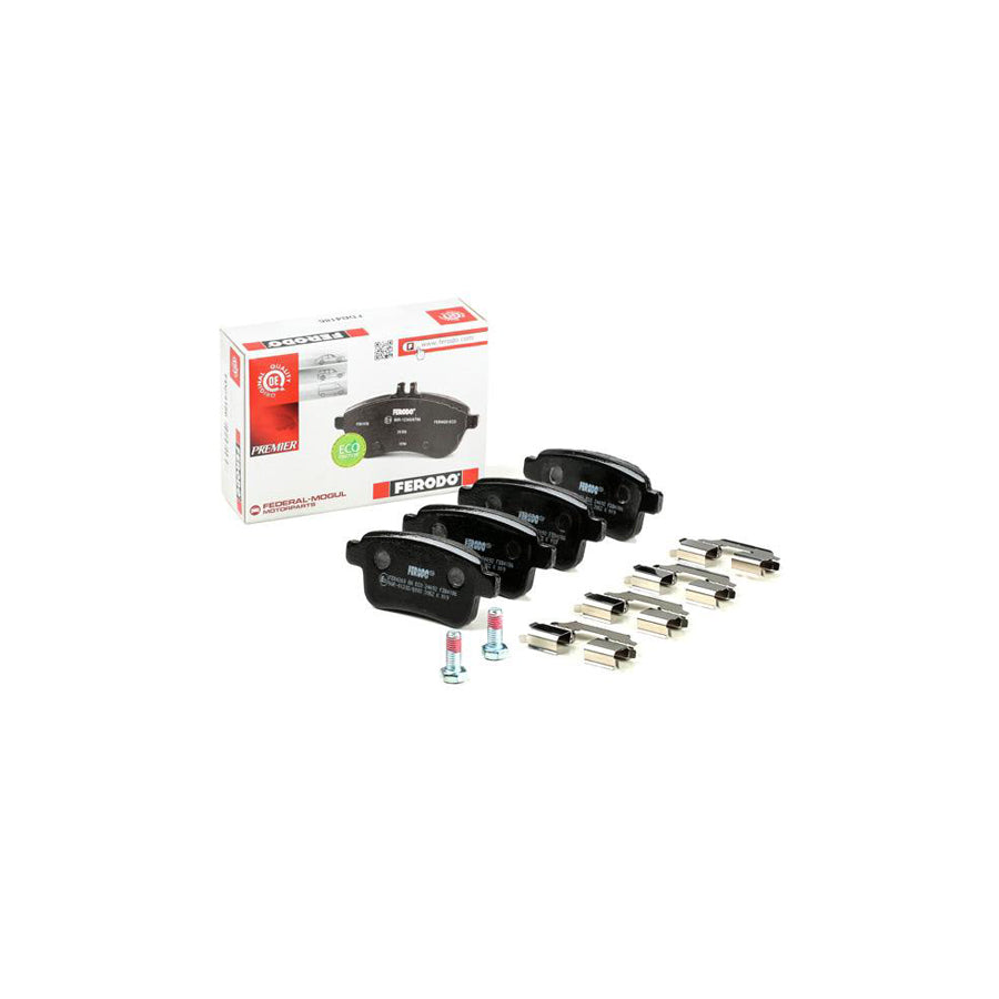 Ferodo Premier Eco Friction Fdb4186 Brake Pad Set Not Prepared For Wear Indicator With Brake Caliper Screws With Accessories