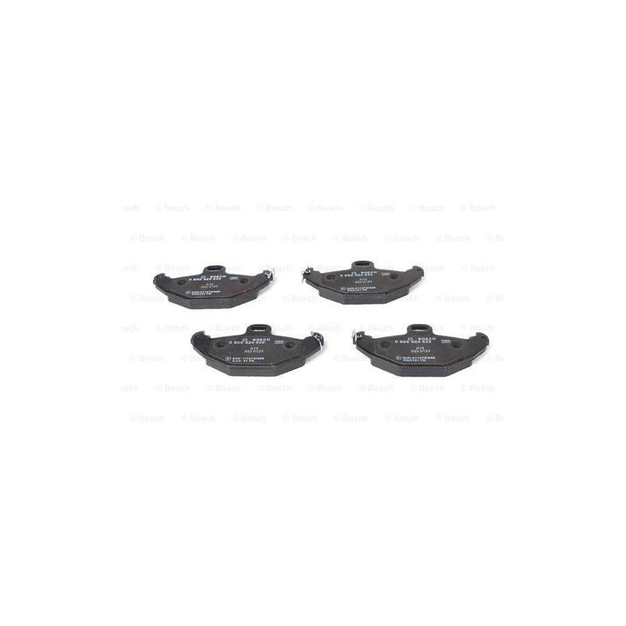 Bosch 0986424532 Brake Pad Set For Renault Laguna With Anti Squeak Plate BP285