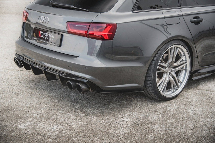 Maxton Design Audi S6 / A6 S-Line C7 FL Rear Side Splitters