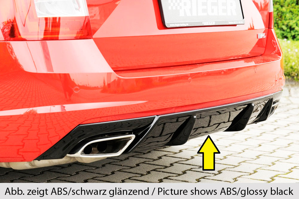 Rieger 00079015 Skoda 5E Octavia RS Rear Diffuser
