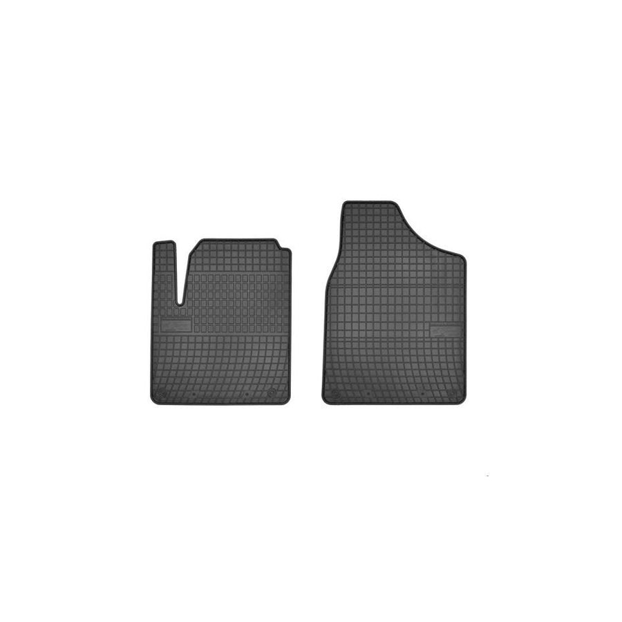 FROGUM Tailored 0311P Floor mat set Elastomer, Front, Quantity: 2, Black, (LHD)