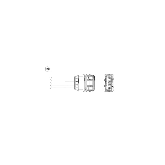 NTK Lambda Sensor / O2 Sensor (NGK 96506) - OZA695-EE1