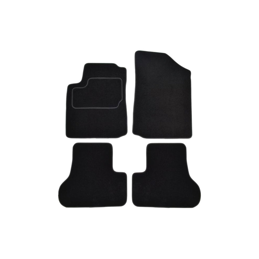 MAMMOOTH Tailored A041 CIT90 PRM 01 Floor mat set for CITRO??? C3 I Hatchback (FC, FN) Textile, Front and Rear, Quantity: 4, Black