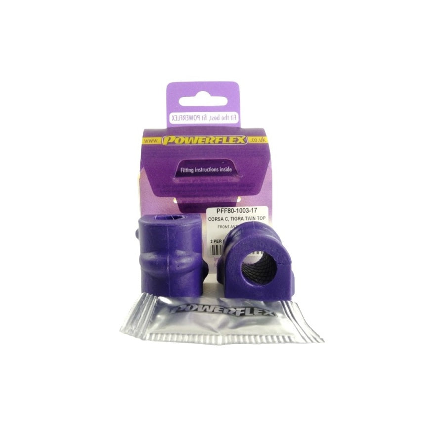 Powerflex PFF80-1003-17 Vauxhall - Opel Front Anti Roll Bar Bush 17mm (Inc. Tigra Twin Top & Corsa C) | Duco Car Parts UK Car Parts