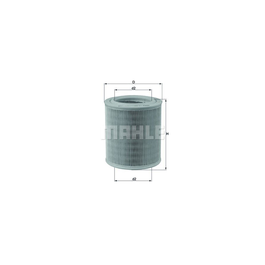 MAHLE ORIGINAL LX 706 Air Filter Filter Insert