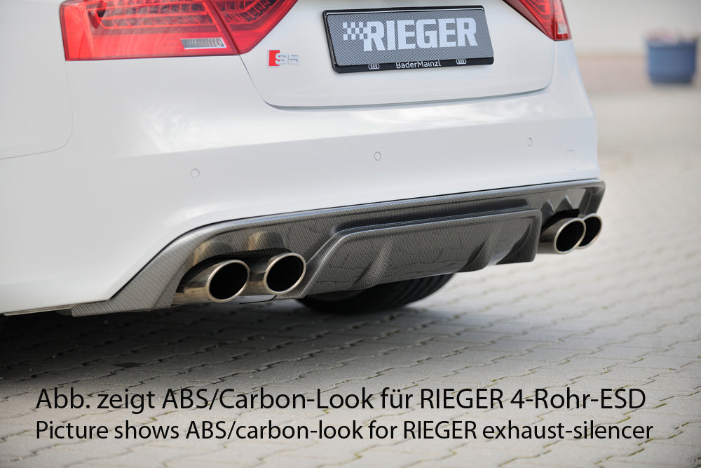 Rieger 00055471 Audi B8 B81 A5 Rear Diffuser