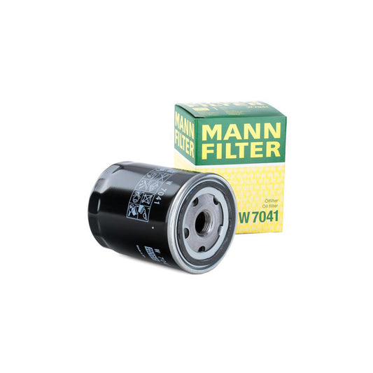 MANN-FILTER W 7041 Oil Filter Spin-on Filter, with one anti-return valve