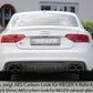 Rieger 00055471 Audi B8 B81 A5 Rear Diffuser for Original Tailpipe Left & RIght -  Matte Black