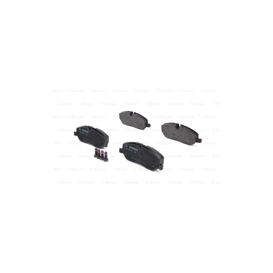 Bosch 0986494147 Brake Pad Set With Anti Squeak Plate With Bolts Screws With Mounting Manual BP1058