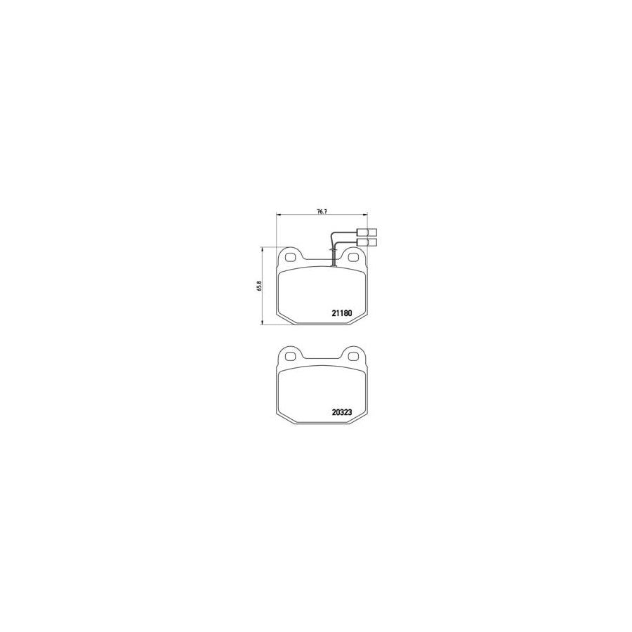 Brembo P 59 003 Brake Pad Set