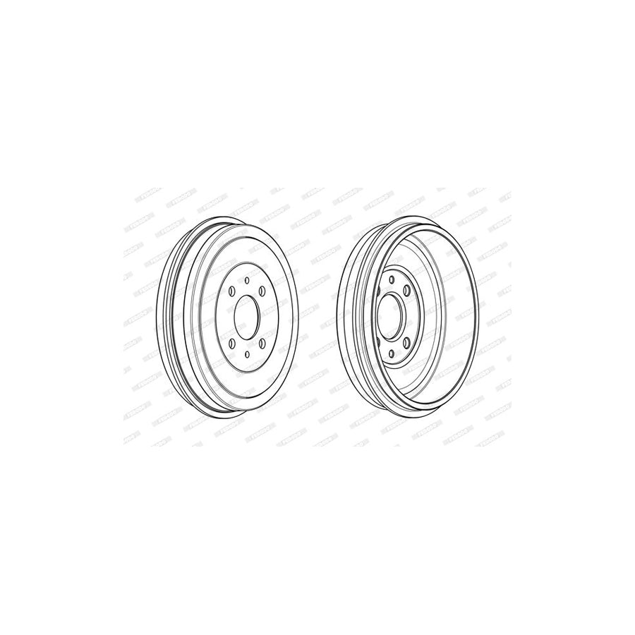 Ferodo Sl Fsl1733 Brake Pad Set With Acoustic Wear Warning