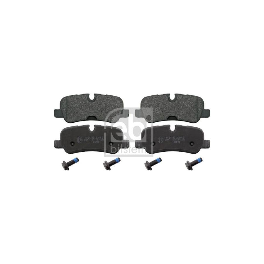 Febi Bilstein 116118 Brake Pad Set Rear Axle Prepared For Wear Indicator With Bolts Screws