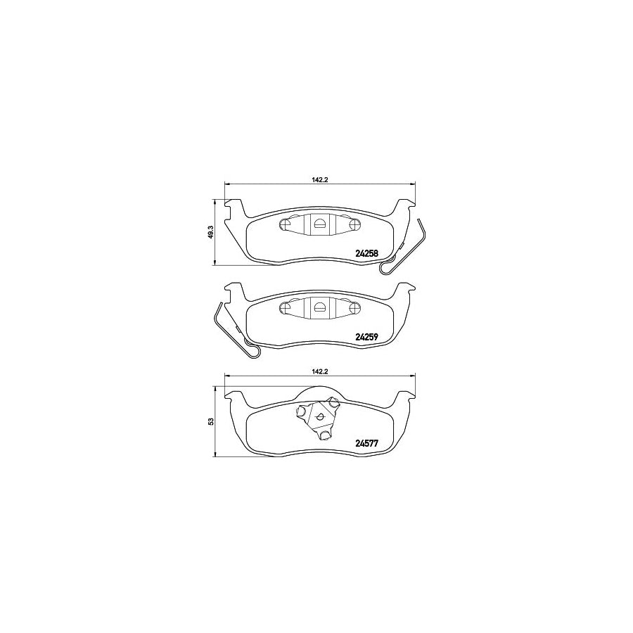 Hella 8DB 355 012 181 Brake Pad Set With Acoustic Wear Warning