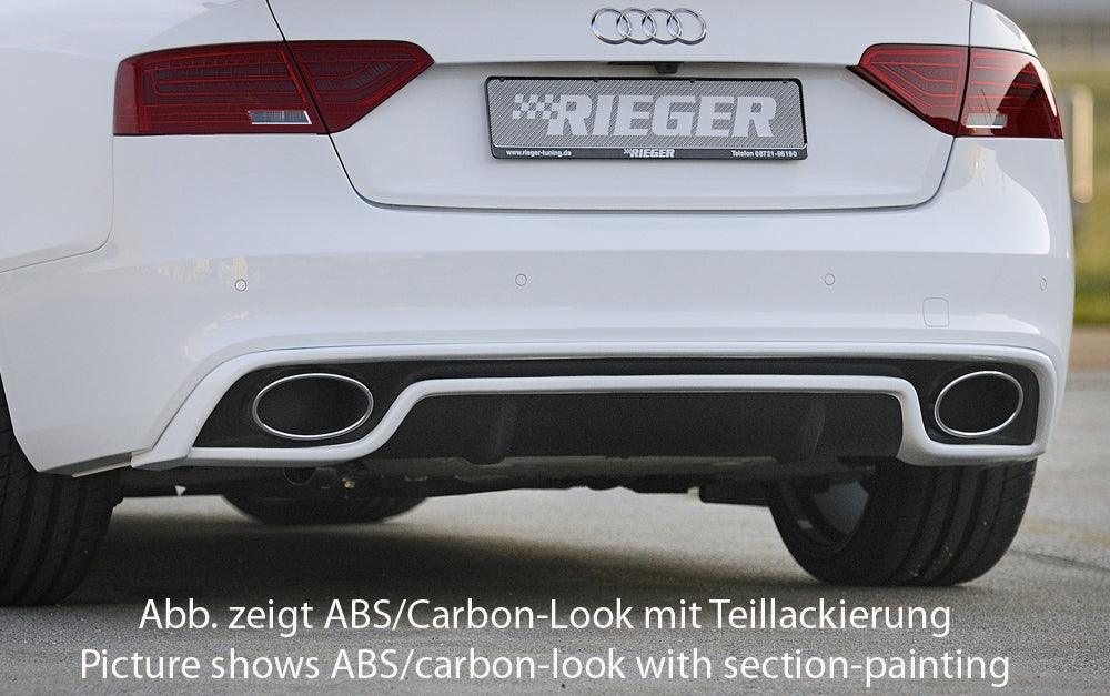 Rieger 00055470 Audi B8 B81 Rear Diffuser (A5 & S5)