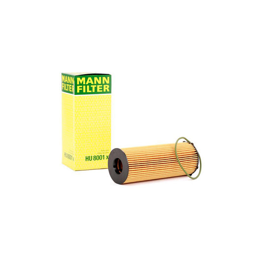 MANN-FILTER HU 8001 x Oil Filter with seal, Filter Insert