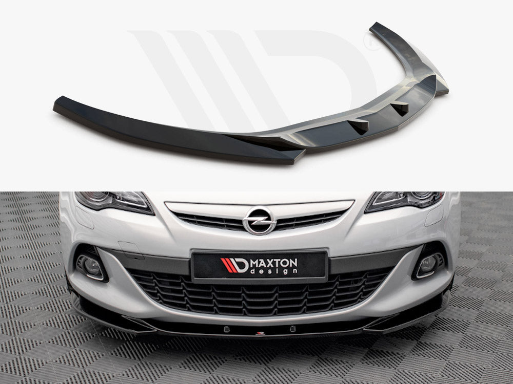 Maxton Design OP-AS-J-GTC-OPCLINE-FD1T Front Splitter V.1 Opel Astra Gtc Opc-line J (2011-2018) | Duco Car Parts UK Car Parts