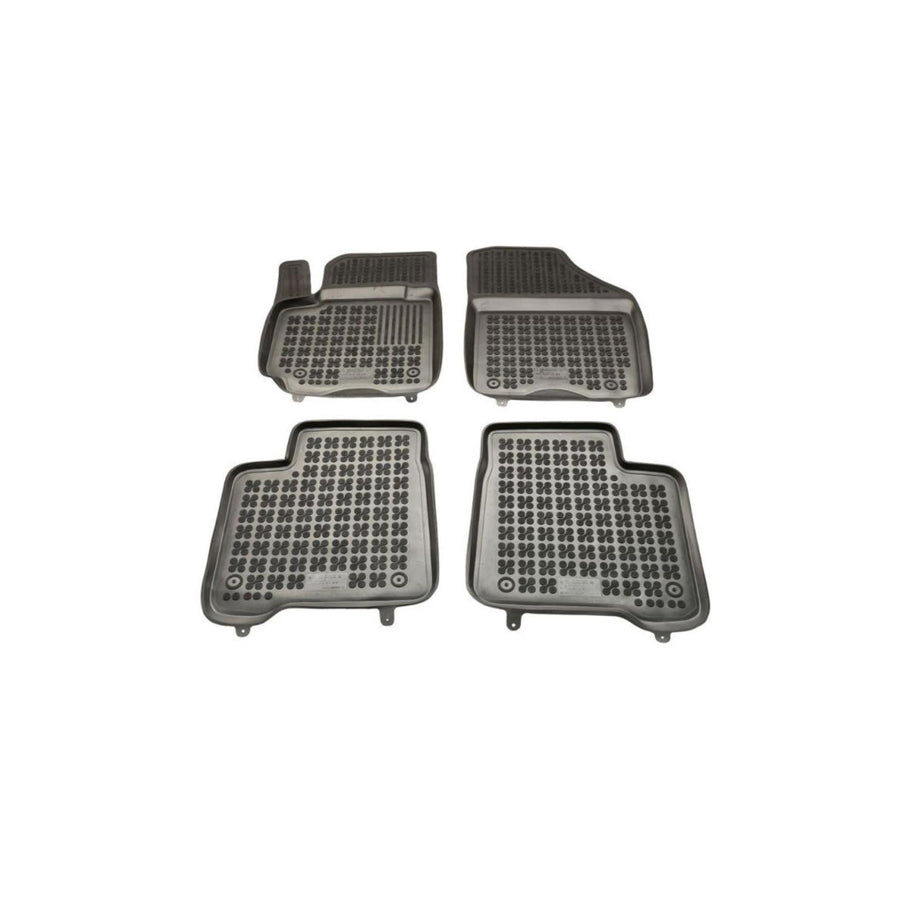 REZAW PLAST 202211 Floor mat set for SUZUKI Baleno II Hatchback (FW, EW) Elastomer, Front and Rear, Black