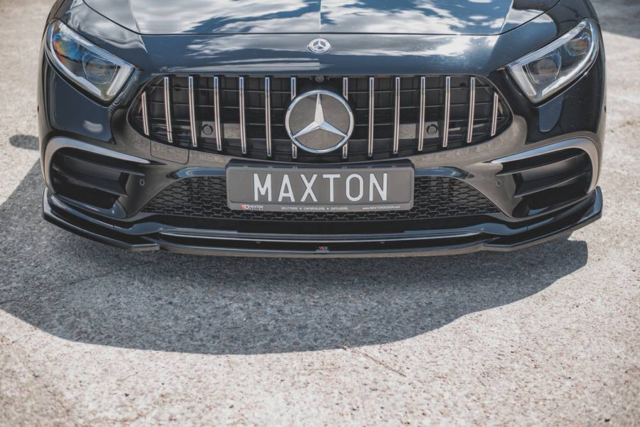Maxton Design Mercedes Benz CLS-Class C257 AMG-Line Front Splitter V.1