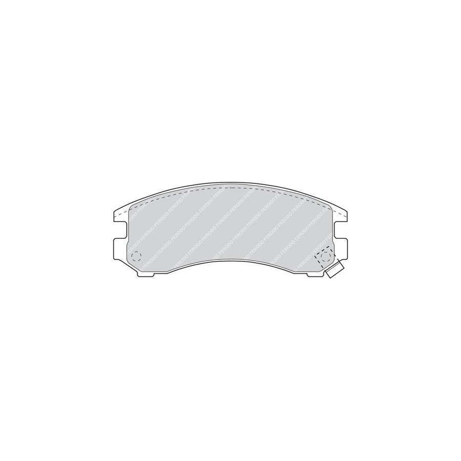 Ferodo Sl Fsl1917 Brake Pad Set Not Prepared For Wear Indicator With Bracket With Brake Caliper Screws