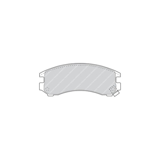 Ferodo Sl Fsl1917 Brake Pad Set Not Prepared For Wear Indicator With Bracket With Brake Caliper Screws