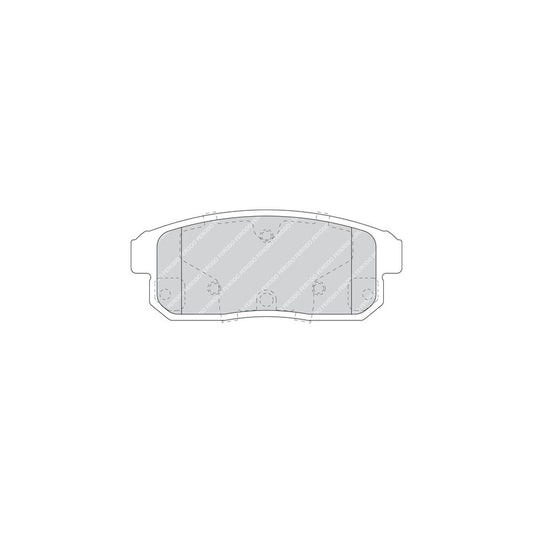 Ferodo Premier Fdb1759 Brake Pad Set With Acoustic Wear Warning Without Accessories