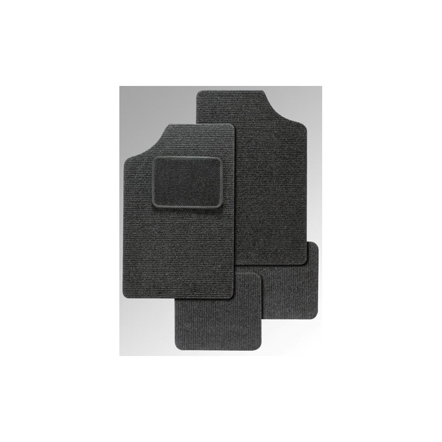 APA 23617 Floor mat set PP (Polypropylene), Front and Rear, Quantity: 4, Black
