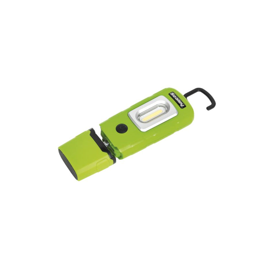 SEALEY LED3601G Inspection lamp LED 100-300 lm 3.7V magnetic with rechargeable battery
