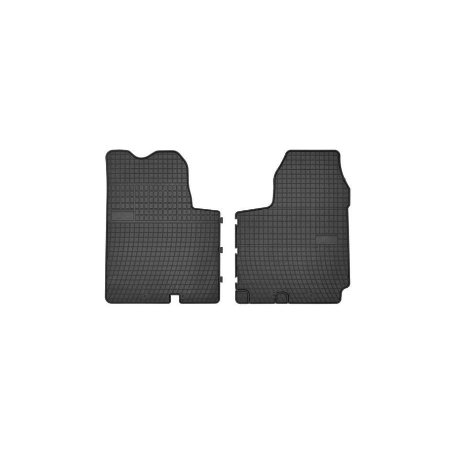 FROGUM Tailored D00694 Floor mat set Elastomer, Front, Quantity: 2, Black, (LHD)