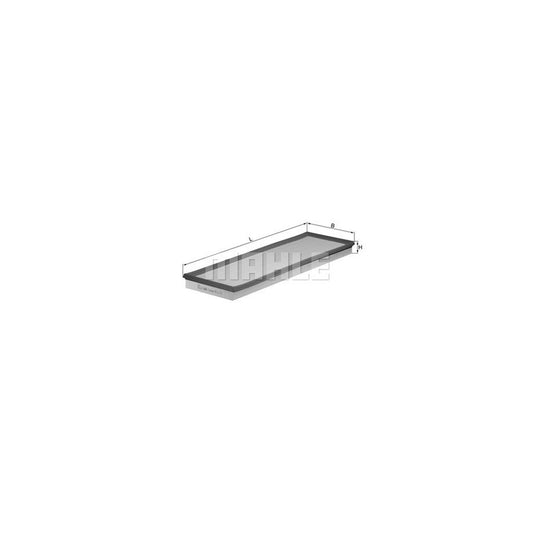 MAHLE ORIGINAL LX 696/1 Air Filter Filter Insert