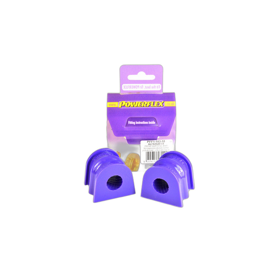 Powerflex PFF1-103-18 Alfa Romeo Alfasud Front Anti Roll Bar To Chassis Bush 18mm | Duco Car Parts UK Car Parts