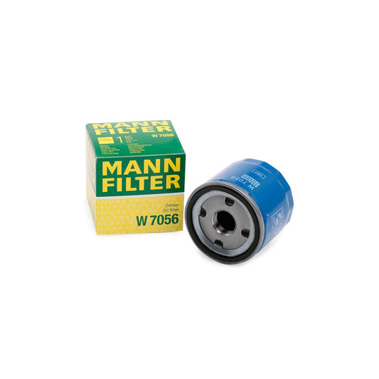 MANN-FILTER W 7056 Oil Filter Spin-on Filter, with one anti-return valve