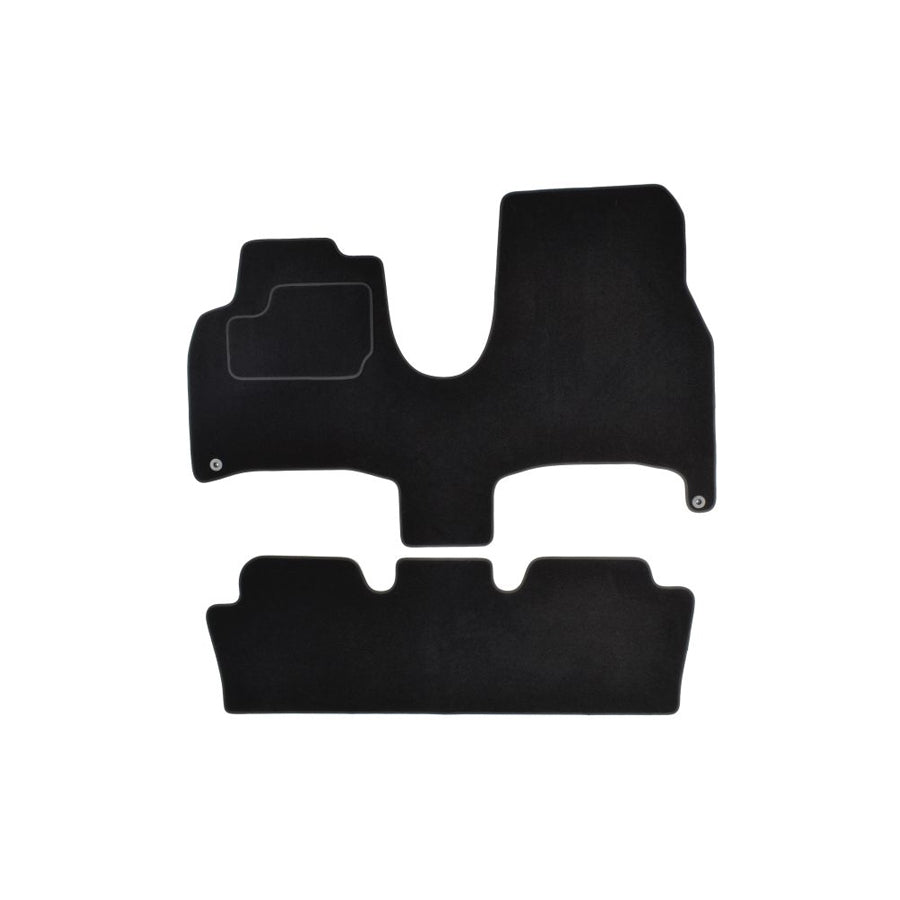 MAMMOOTH A041 CIT170 PRM 01 Floor mat set for CITRO??? C8 Textile, Front and Rear, Quantity: 2, Black