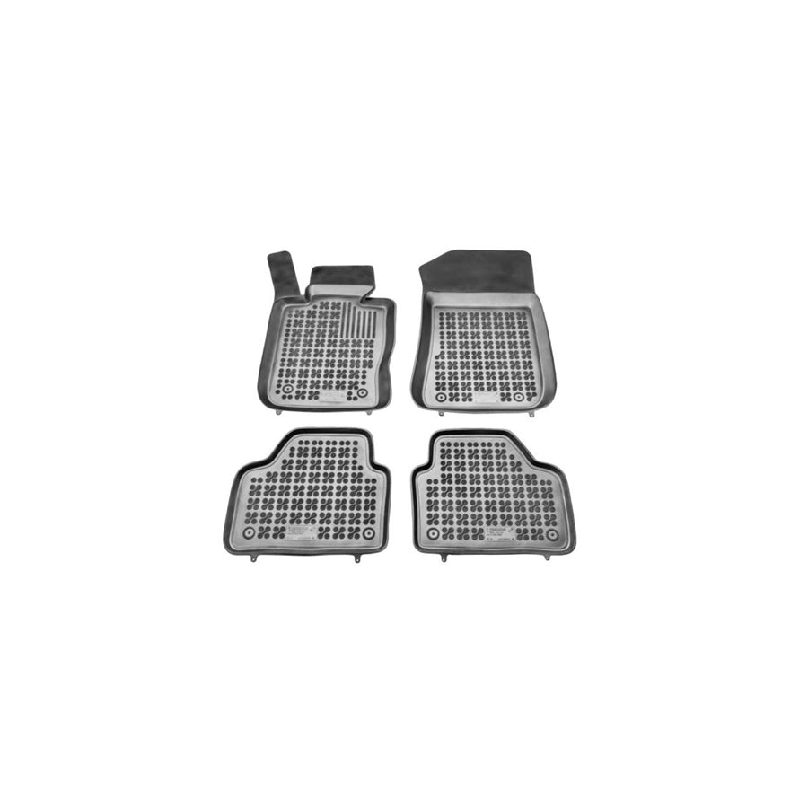 REZAW PLAST Tailored 200712 Floor mat set for BMW X1 (E84) Elastomer, Front and Rear, Quantity: 4, Black
