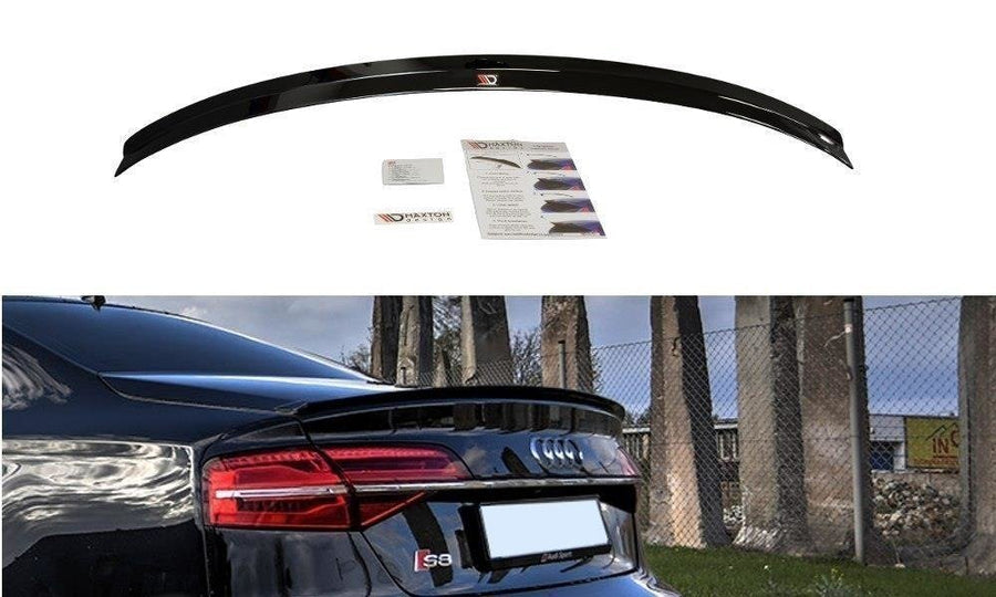 Maxton Design AU-S8-D4-CAP1T Spoiler Cap Audi S8 D4 FL | Duco Car Parts UK Car Parts