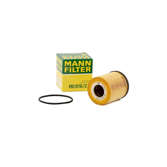 MANN-FILTER HU 816/2 x Oil Filter with seal, Filter Insert