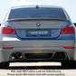 Rieger 00053619 BMW 5 Series E60 Rear Diffuser for Twin Tailpipe Left & Right -  Matte Black