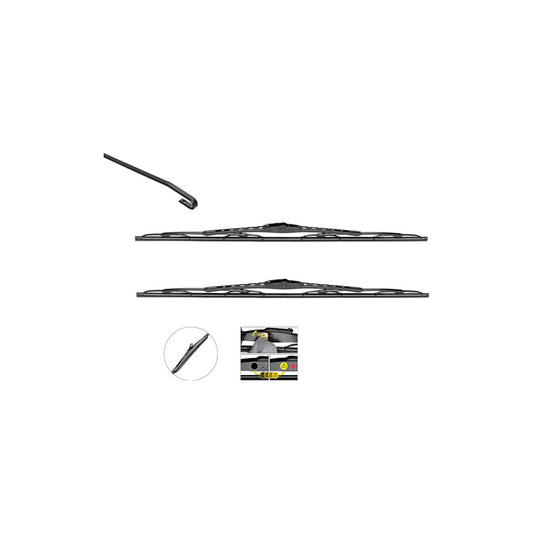 Valeo Silencio Specific Wiper Blade Set Vm209 Front