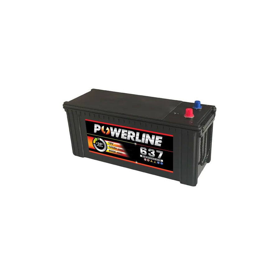 Powerline 637 Commercial Battery 12V 120Ah