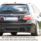 Rieger 00053617 BMW 5 Series E61 Rear Diffuser -  Matte Black