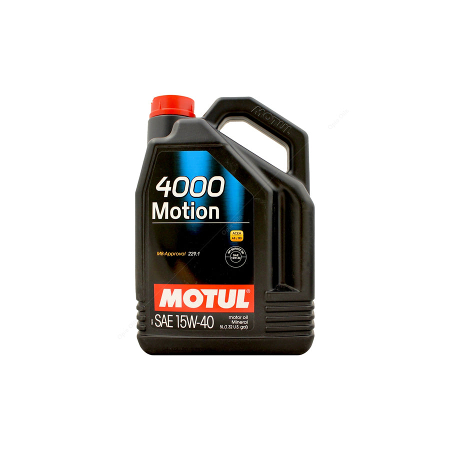 Motul 4000 Motion 15w-40 Mineral Car Engine Oil 5l