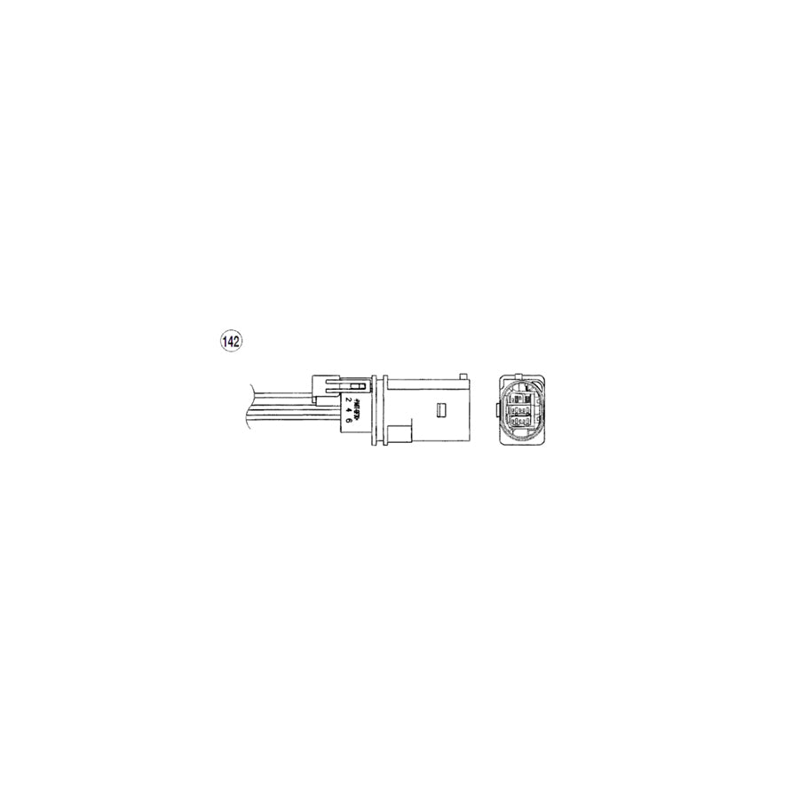 NTK Lambda Sensor / O2 Sensor (NGK 95352) - UAA0004-VW007