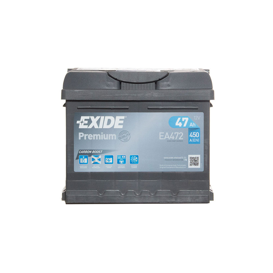 Exide Premium 063 EA472 W063TE Car Battery (47Ah) - 5 Year Guarantee