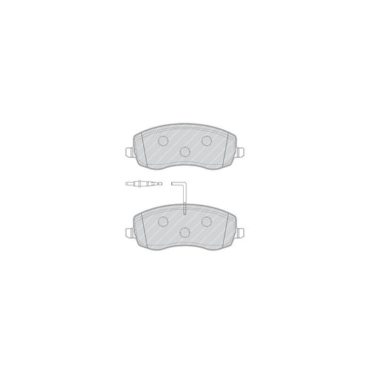 Ferodo Premier Fdb4154 Brake Pad Set Incl Wear Warning Contact With Brake Caliper Screws With Piston Clip With Accessories