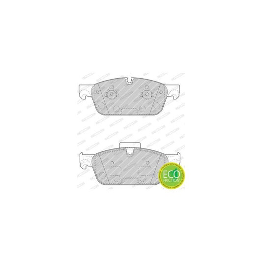 Ferodo Fdb4693 Brake Pad Set Premier Eco Friction Prepared For Wear Indicator With Piston Clip Without Accessories