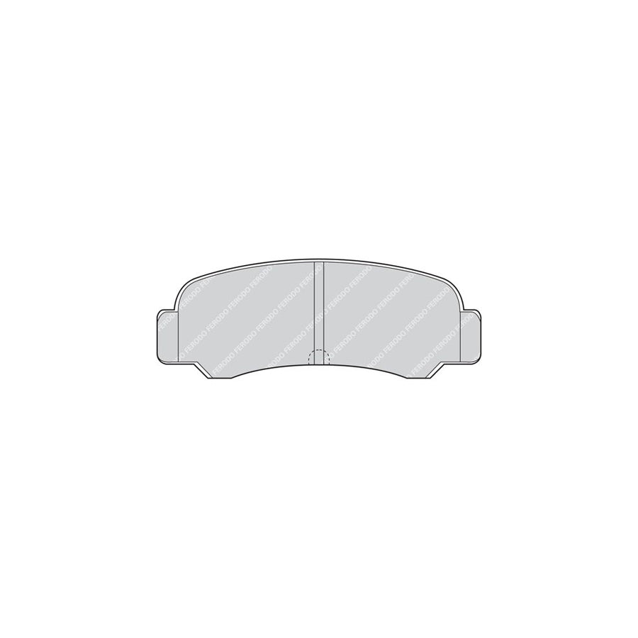 Ferodo Premier Fdb283 Brake Pad Set For Toyota Corolla Not Prepared For Wear Indicator