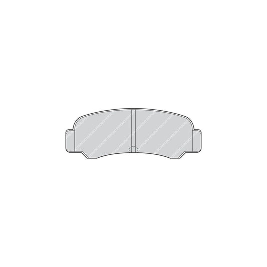 Ferodo Premier Fdb283 Brake Pad Set For Toyota Corolla Not Prepared For Wear Indicator